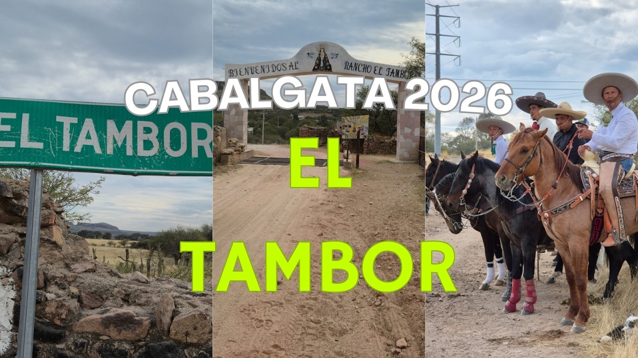 ¡Histórica! Cabalgata 2026 en El Tambor, Jerez Zacatecas