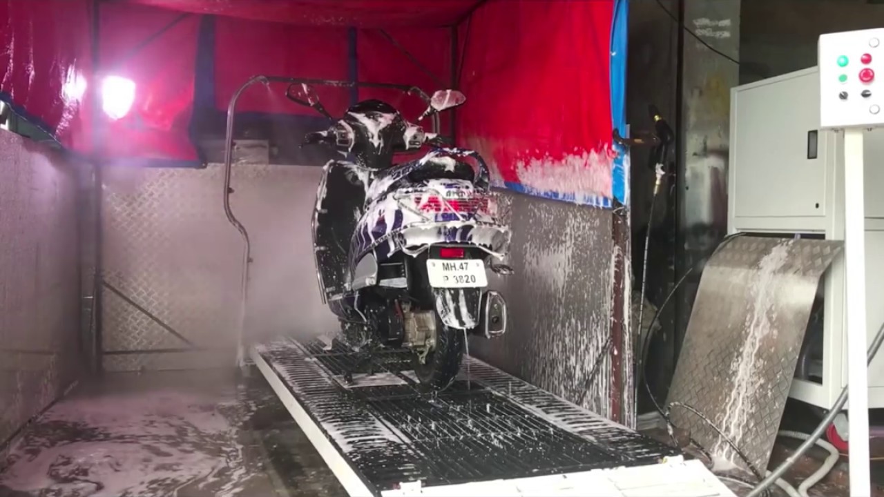 EBW- Basic Single Bay, Two Wheeler Wash Machine