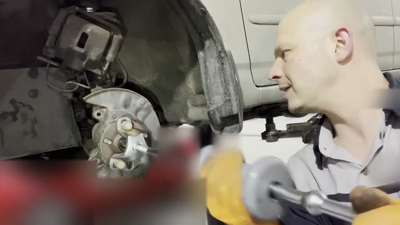 Инструкции по замене ступицы и подшипника на переднем приводе Lexus Press In