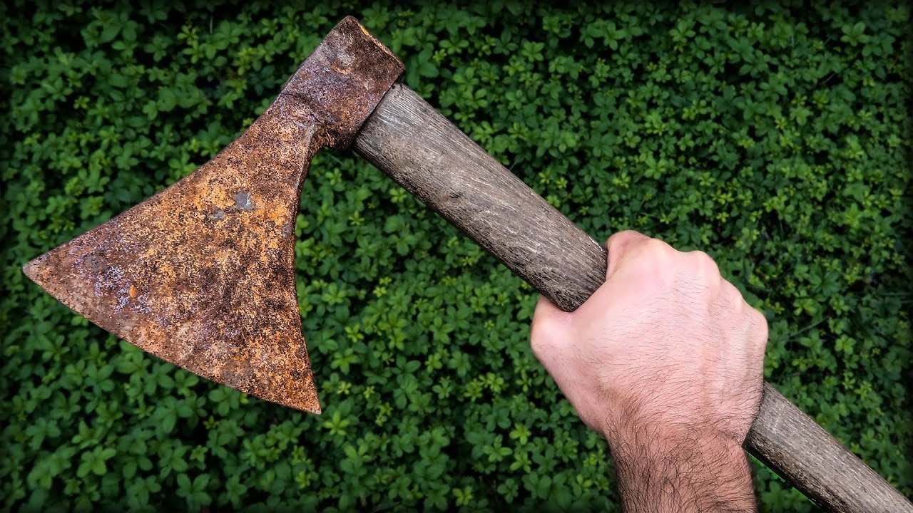 Antique Hatchet Restoration. Third Time's a Charm!