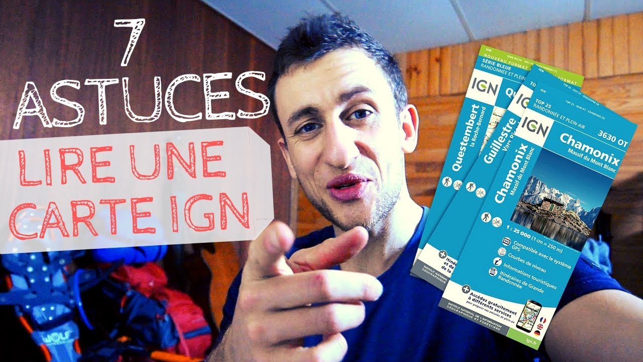COMMENT LIRE UNE CARTE IGN: COURBE DE NIVEAU, CR&Ecirc;TE, TALWEG...