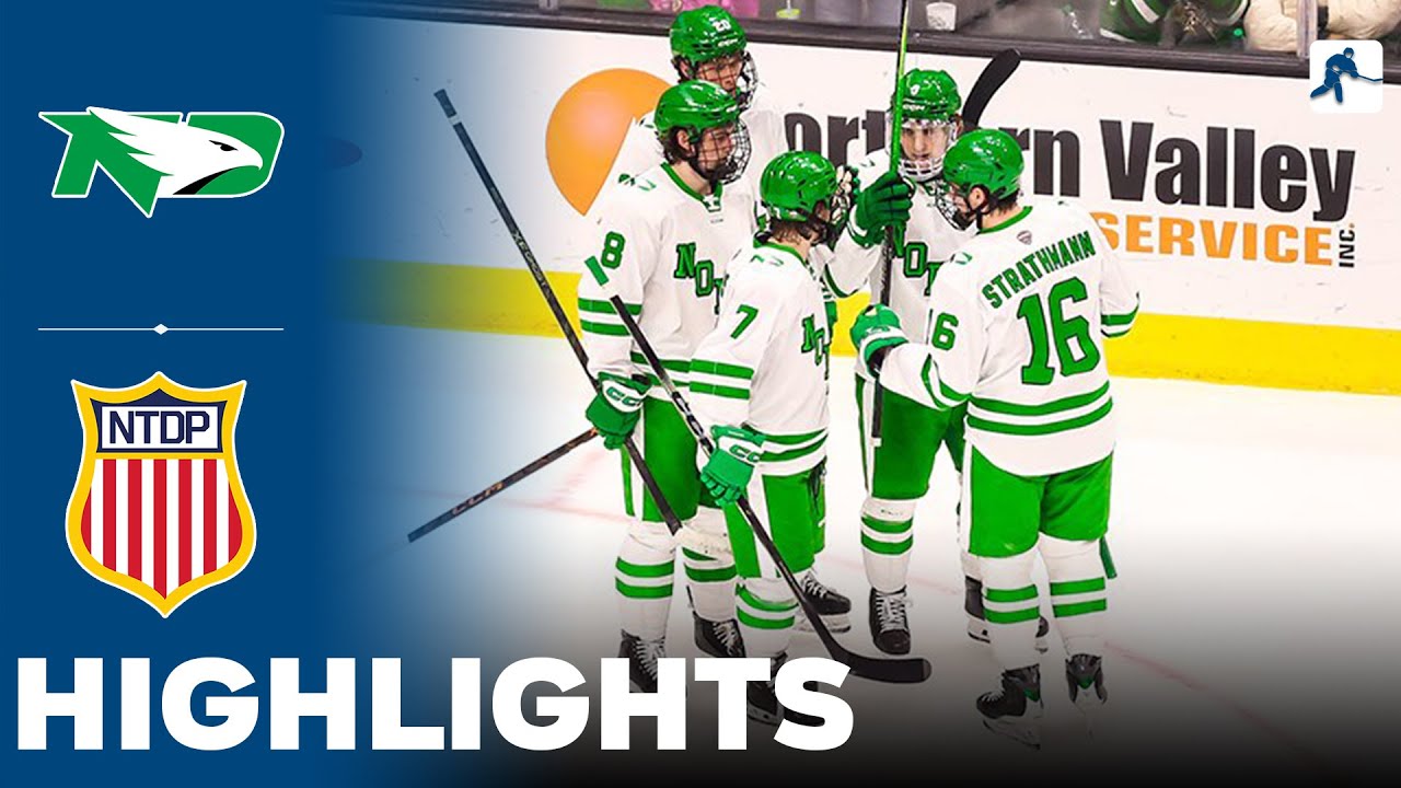North Dakota vs USA U18 | NCAA College Hockey | Highlights - November 21, 2025