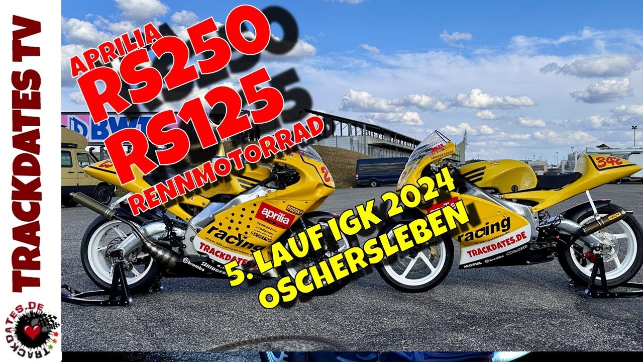 5. Lauf IG-Königsklasse 2024 | Oschersleben | APRILIA RS250 + RS125 | Onboard  HD | Zweitakt Racing