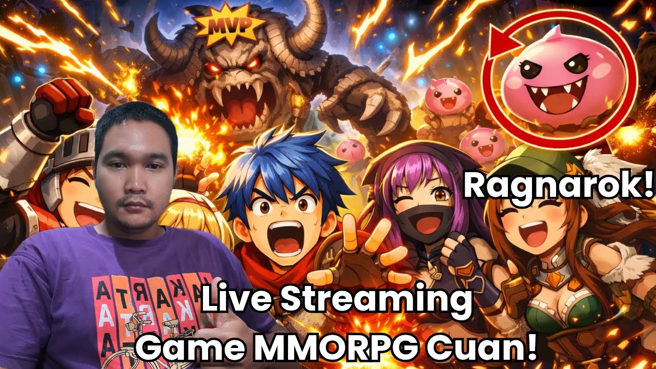 LIVE Ragnarok OG x AOR Pemula Main Ragnarok PC Day 8 Mantap!!