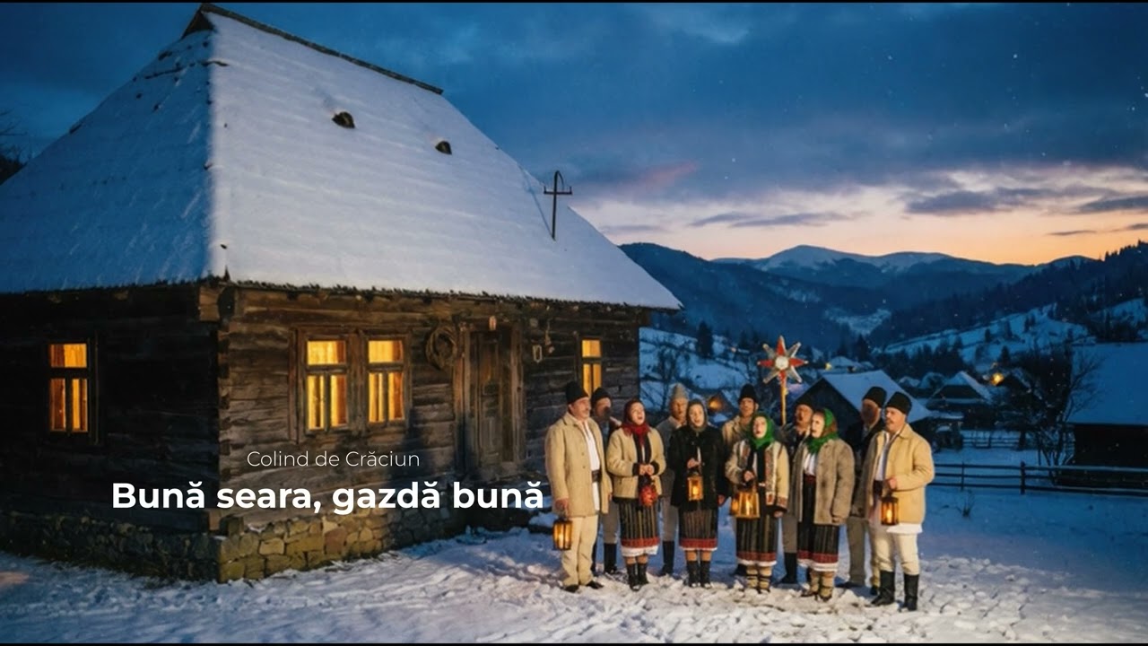 Colind Rom&acirc;nesc de Crăciun | Colinde Tradiționale | Colind Creștin - Bună seara, gazdă bună