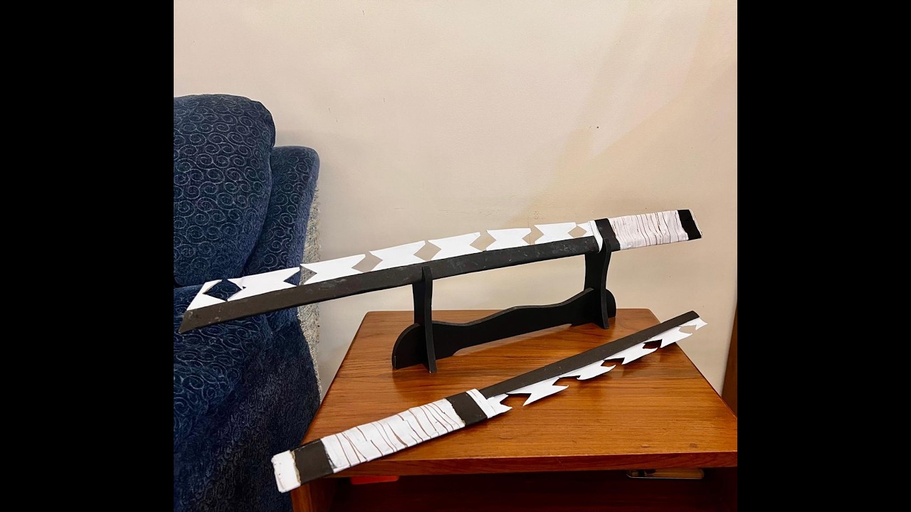 I MADE INOSUKE'S ICONIC KATANA | DIY DEMON SLAYER SWORD