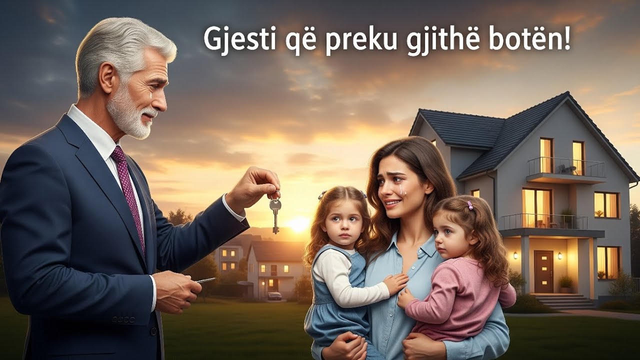 Milioneri i bleu shtëpi gruas me dy vajzat jetime.. por ajo bëri diçka që askush s’e priste!