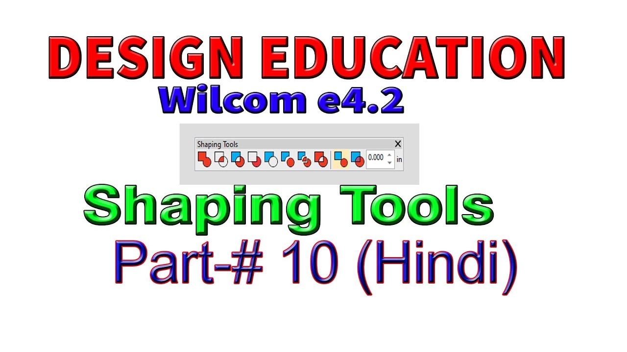 How to use Shaping Toos embroidery designs tutorials  part-10(Hindi)