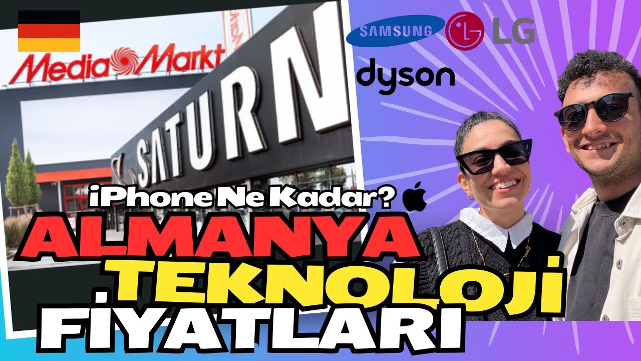 2025 Almanya Teknoloji Fiyatları! 💶I iPhone, MacBook,Dyson  Ne Kadar?