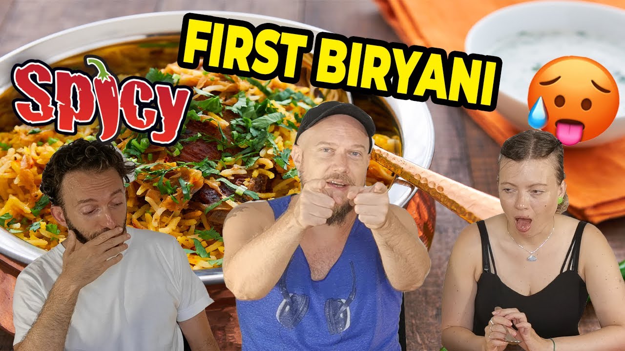Foreigners Try BIRYANI For The First Time | Food Reaction