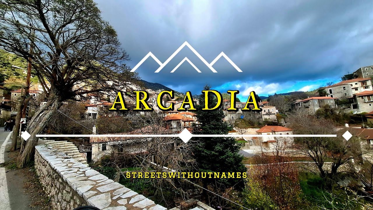 route to Arcadia mountainous - Peloponnese - Greece