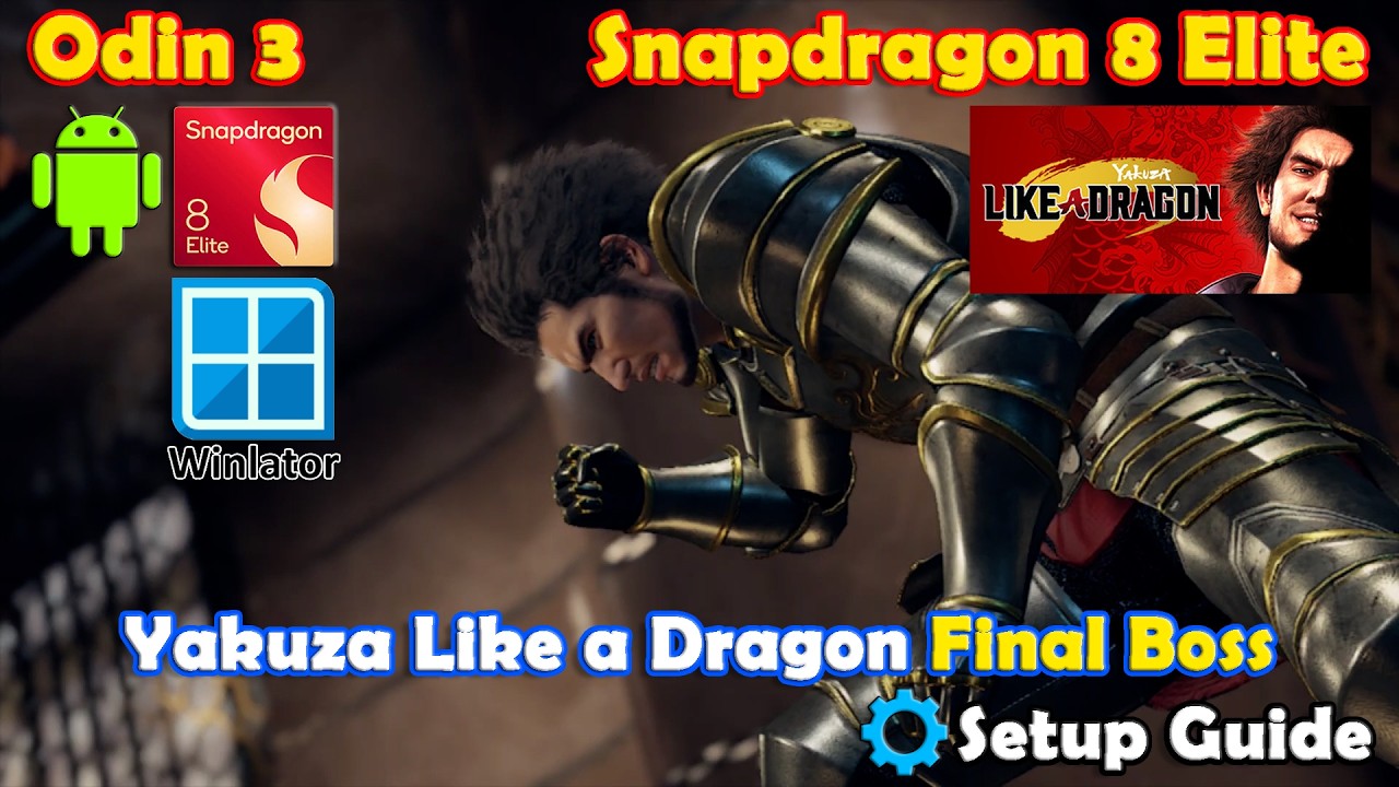 Yakuza Like A Dragon | Final Boss | Android | Snapdragon 8 Elite | Winlator Bionic | Settings