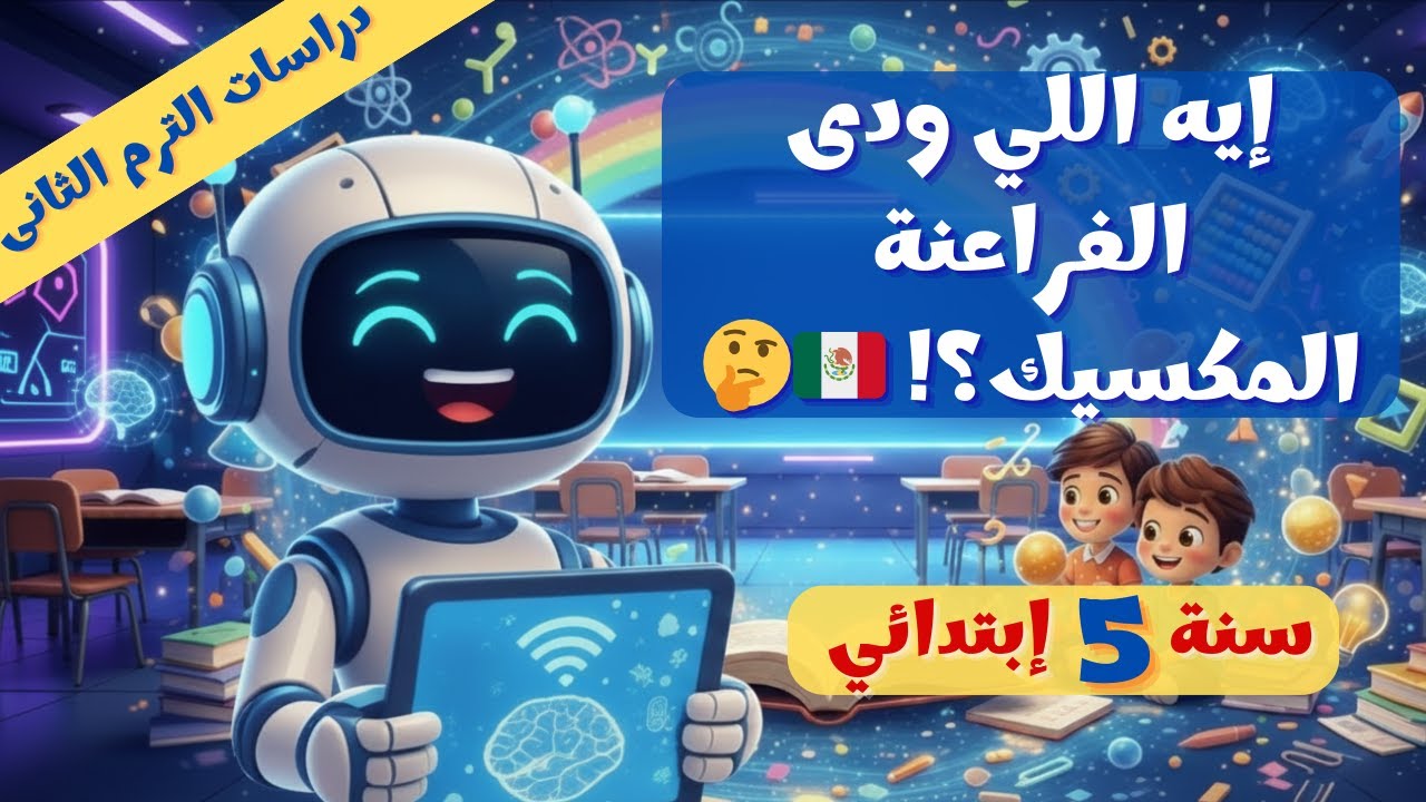 دراسات 5 ابتدائي | رحلة إلى المكسيك 🌮✨ ترم 2 - 2026