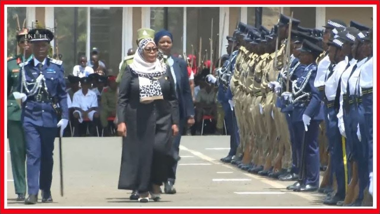VIDEO: RAIS SAMIA AKITEMBEA JUANI KUKAGUA GWARIDE LA JESHI LA POLISI - NI KWA UKAKAMAVU MKUBWA!