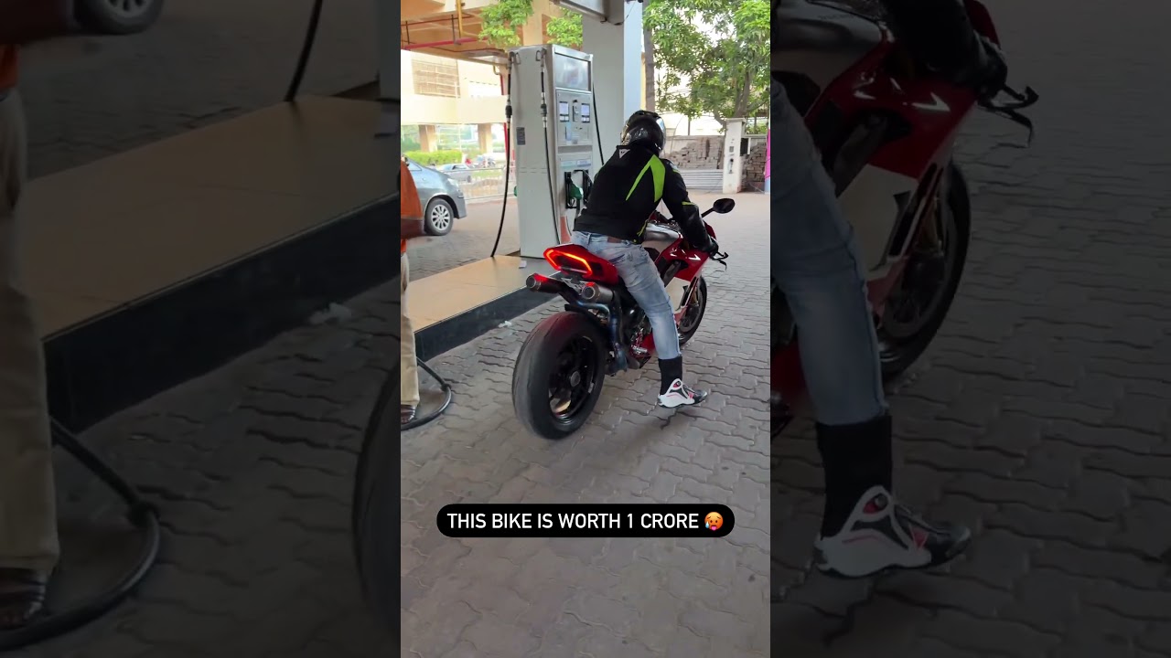 Ducati V4R 🚀 with akrapovic full system✨ exhaust worth 1 crore 🔥#ducati #ducativ4r #v4r
