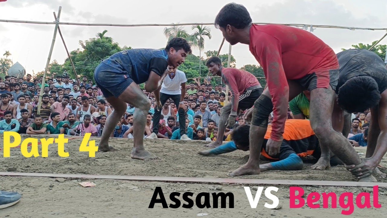New Kabaddi Khela 2023 // Assam VS Bengal // Part 4 // Hadudu Game Assam India // SR Traveller Vlogs
