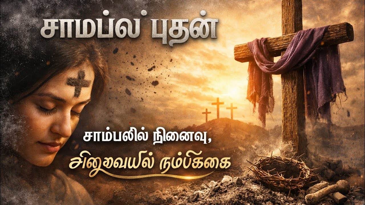  Ash Wednesday Tamil Christian Song |சாம்பலில் நினைவு, சிலுவையில் நம்பிக்கை |  பாடல் | 