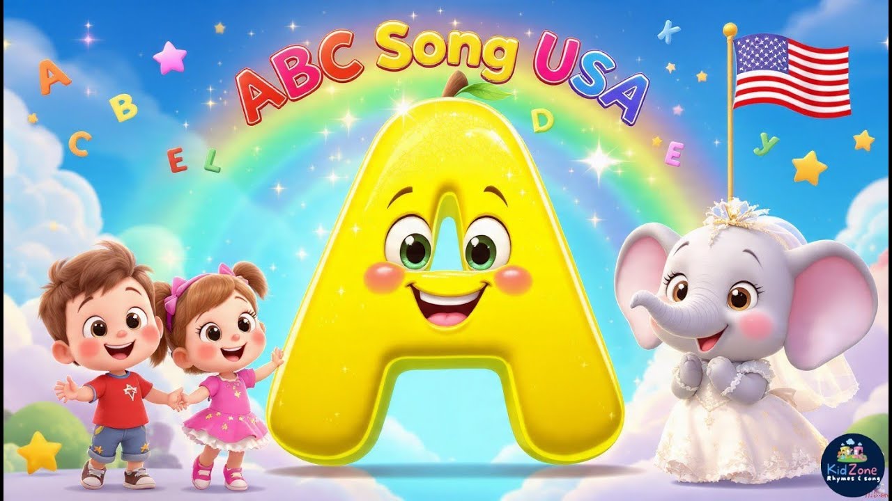 💃 ABC Action Song for Kids  Dance, Jump & Learn Alphabet A–Z