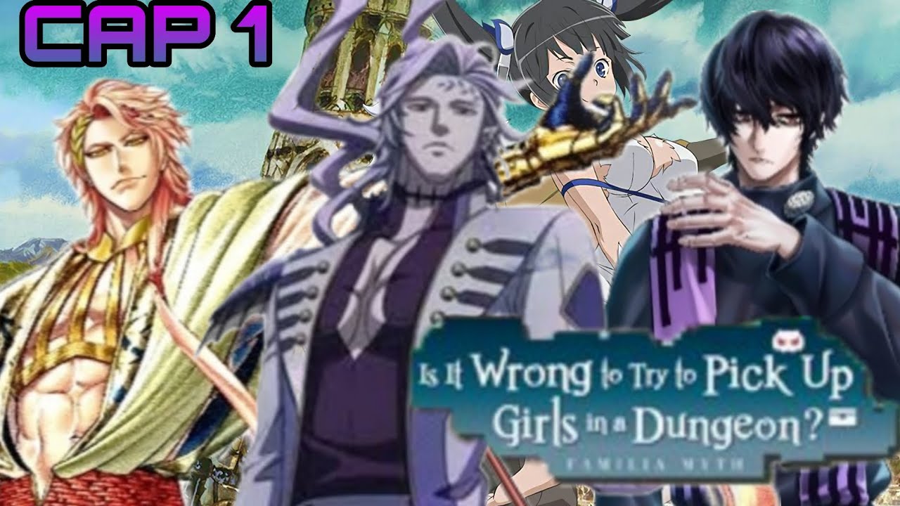 Qhps Hades, Beelzebub y Apolo Caían En Danmachi Capítulo 1