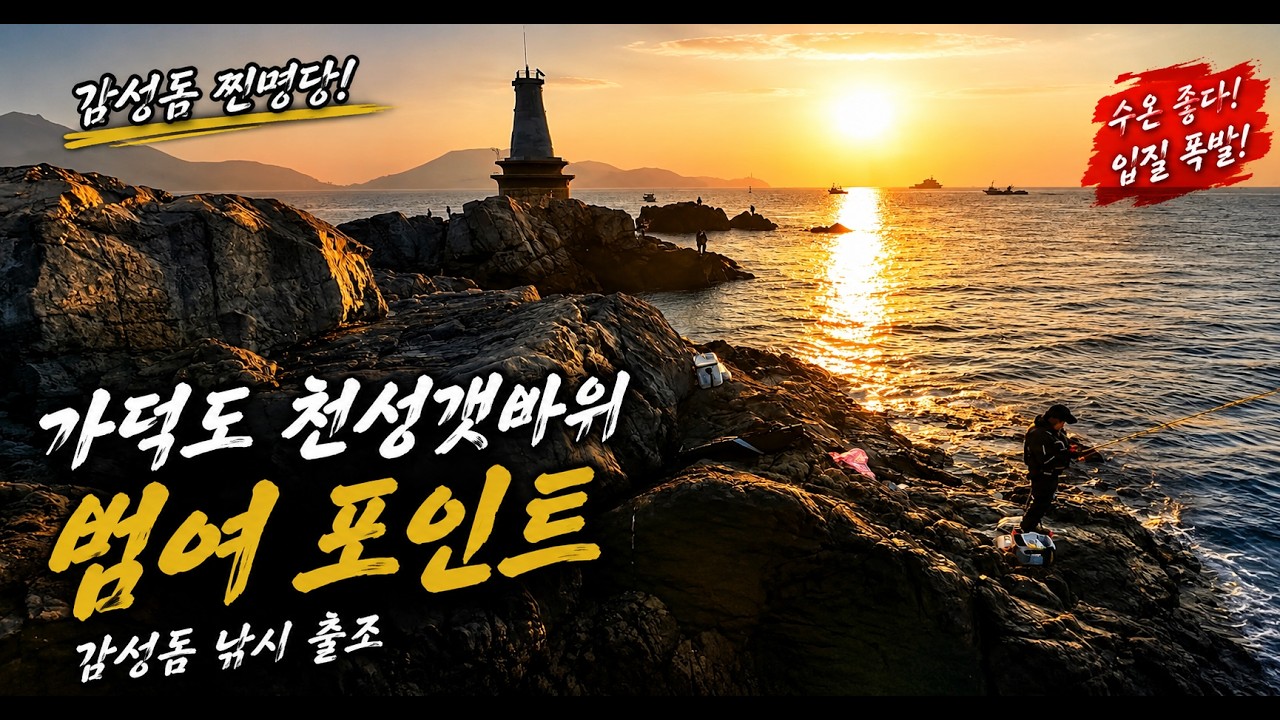 가덕도 천성 범여에서 하루 바람쎄고 왔습니다.