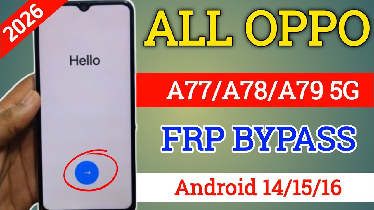 OPPO A77/A78/A79 5G || FRP Bypass Working || CPH2385 || 2026.|| Android 14/15 || Nearby Share Not