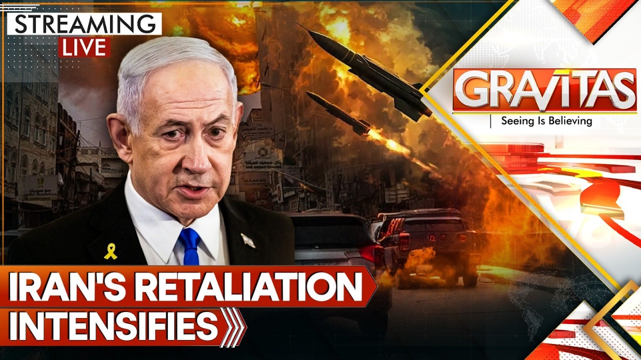 LIVE: Iran Fires Missiles at Israel, Rejects Trump's Talk as 'Fake News'&nbsp; | GRAVITAS&nbsp;Live