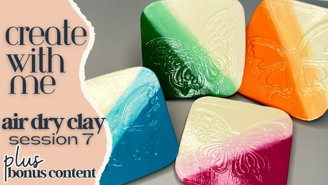 Подставки из воздушно-сухой глины Sculpey | сделай сам