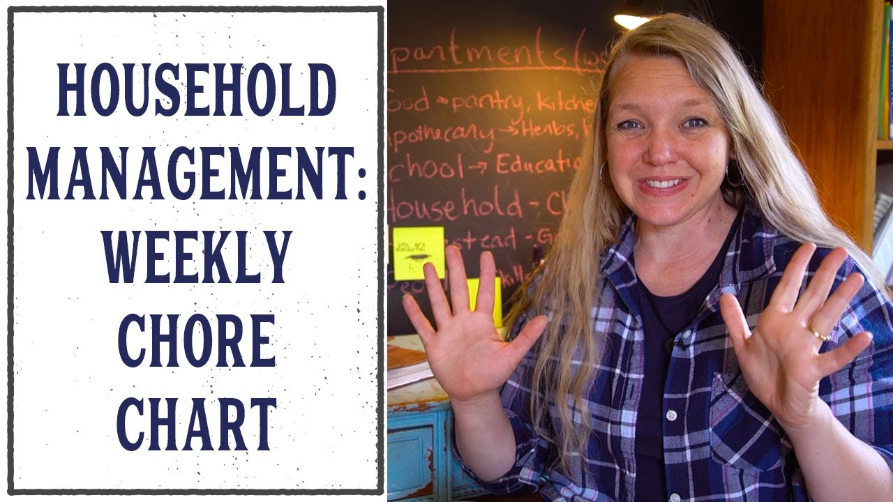 WEEKLY CHORE LIST - HOME MANAGEMENT #11