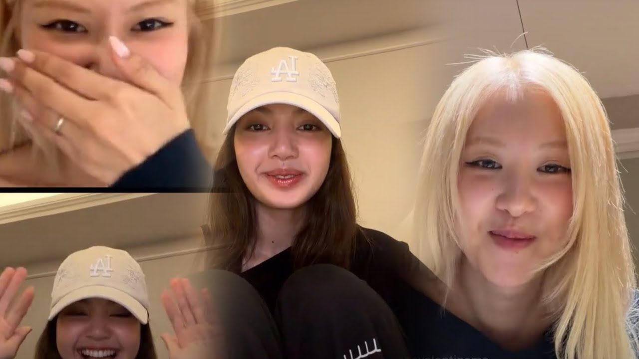 BLACKPINK Ros&eacute; & Lisa IG Live Struggling to Add Jennie & Jisoo 😂😭 They&rsquo;re So Cute!
