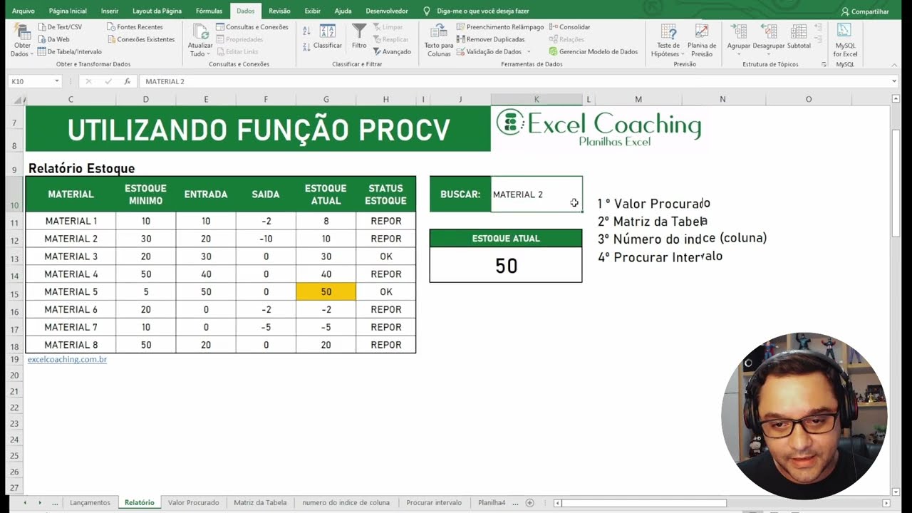 Como fazer PROCV no Excel - Passo a Passo - Tutorial Excel 2023