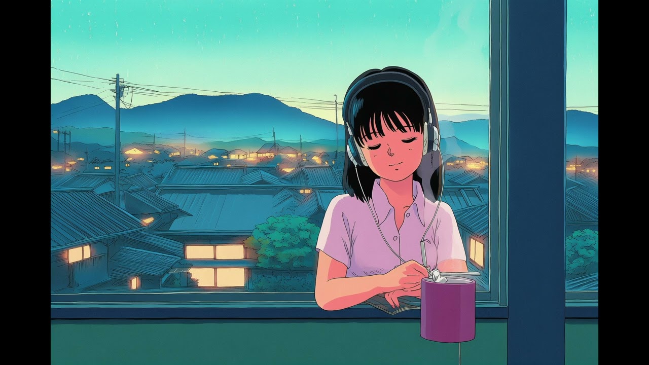 Japanese Retro Lo-Fi 🌙 Chill Beats for Night Drive, Study & Relax (1 hour)