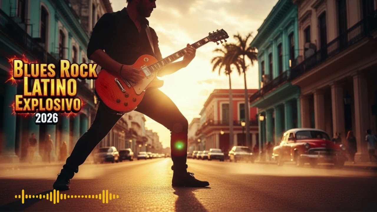 🌃 Raw Street Blues Rock 2026 – Urban Latin Groove & Electric Guitar 🎸