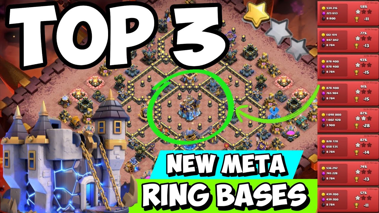 New* Top 3 TH18 Ring War Bases & Legend League Bases (2025) | Anti 2 Star & Anti 3 Star Th18 Bases