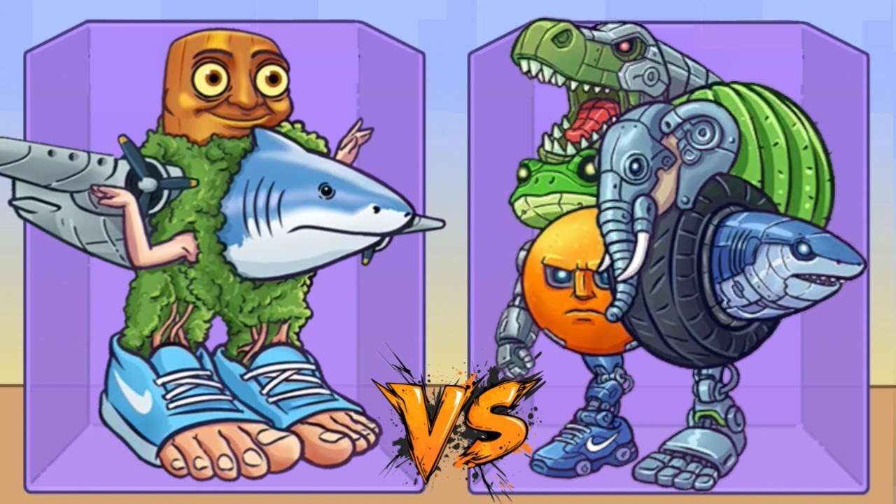 Merge Fellas HYBIRD BRAINROT vs ROBOT BRAINROT ⁉️ Boss + Boss I New Update - The Ultimate Max Level