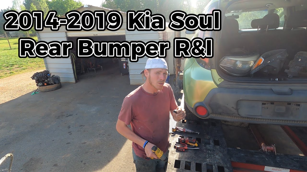 Kia Soul Rear Bumper Remove and Install