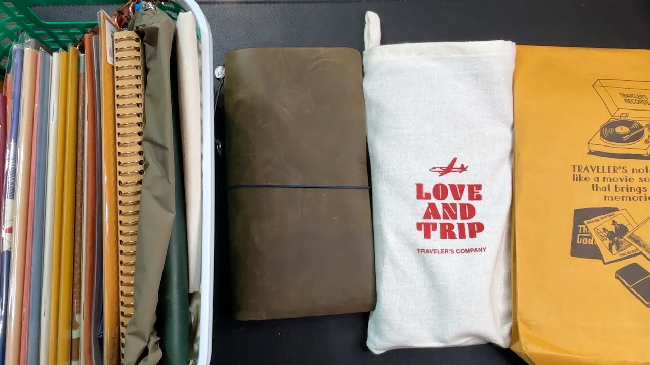 Traveler's Notebook Setup! RED and Ready for Summer. #travelersnotebook