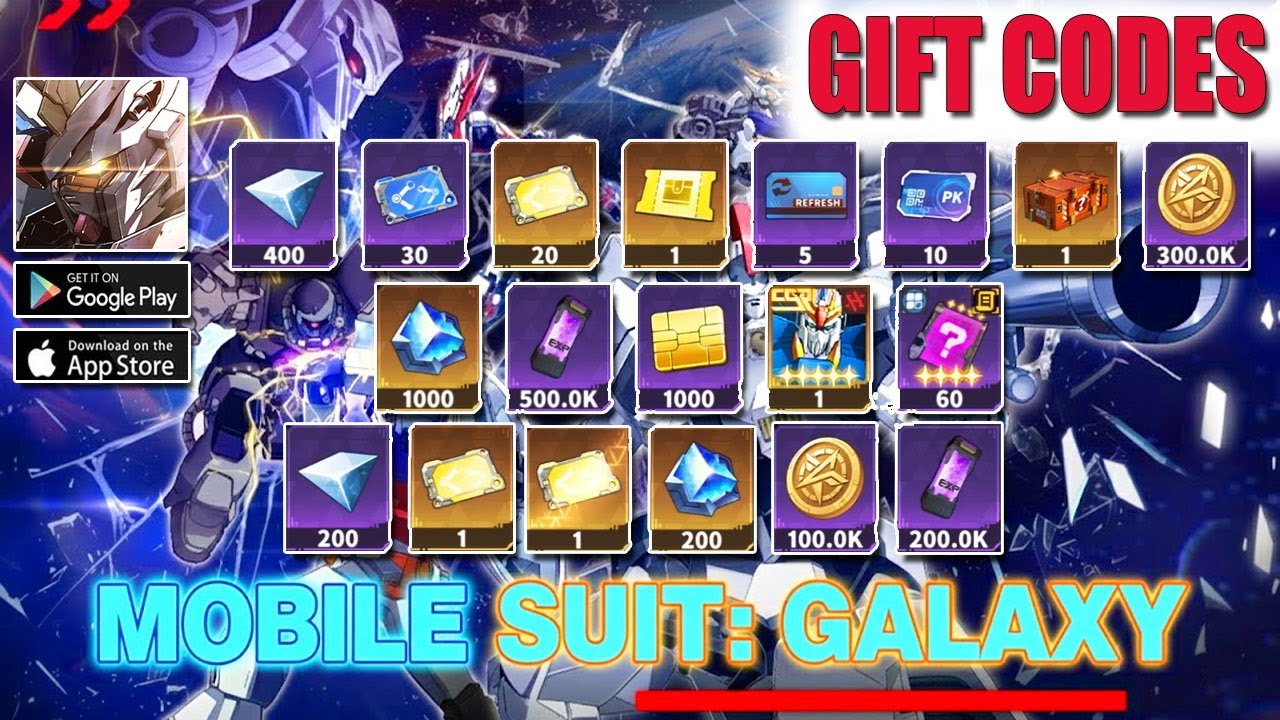Mobile Suit: Galaxy | All 4 Working Gift Codes & Redeem Guide | Active Mobile Suit Galaxy Codes