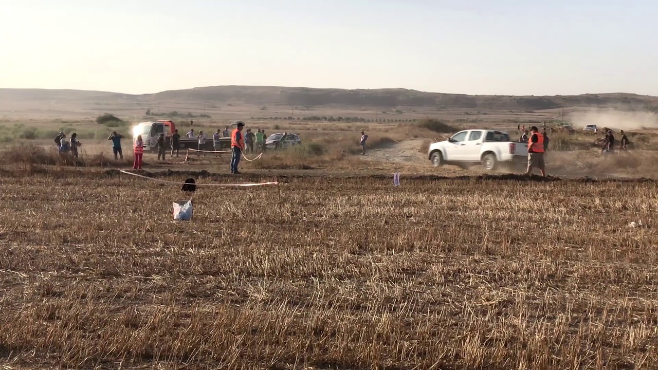 Albert von Thurn und Taxis Rolls his Skoda Fabia r5 at Cyprus Rally 2019 Shakedowns in Yeri