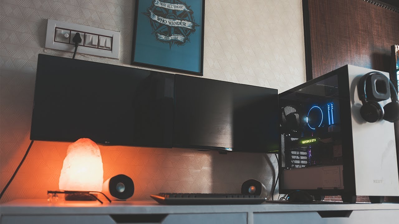 The Ultimate Minimal Setup Tour of 2017?!-My Desk Tour(4K)!