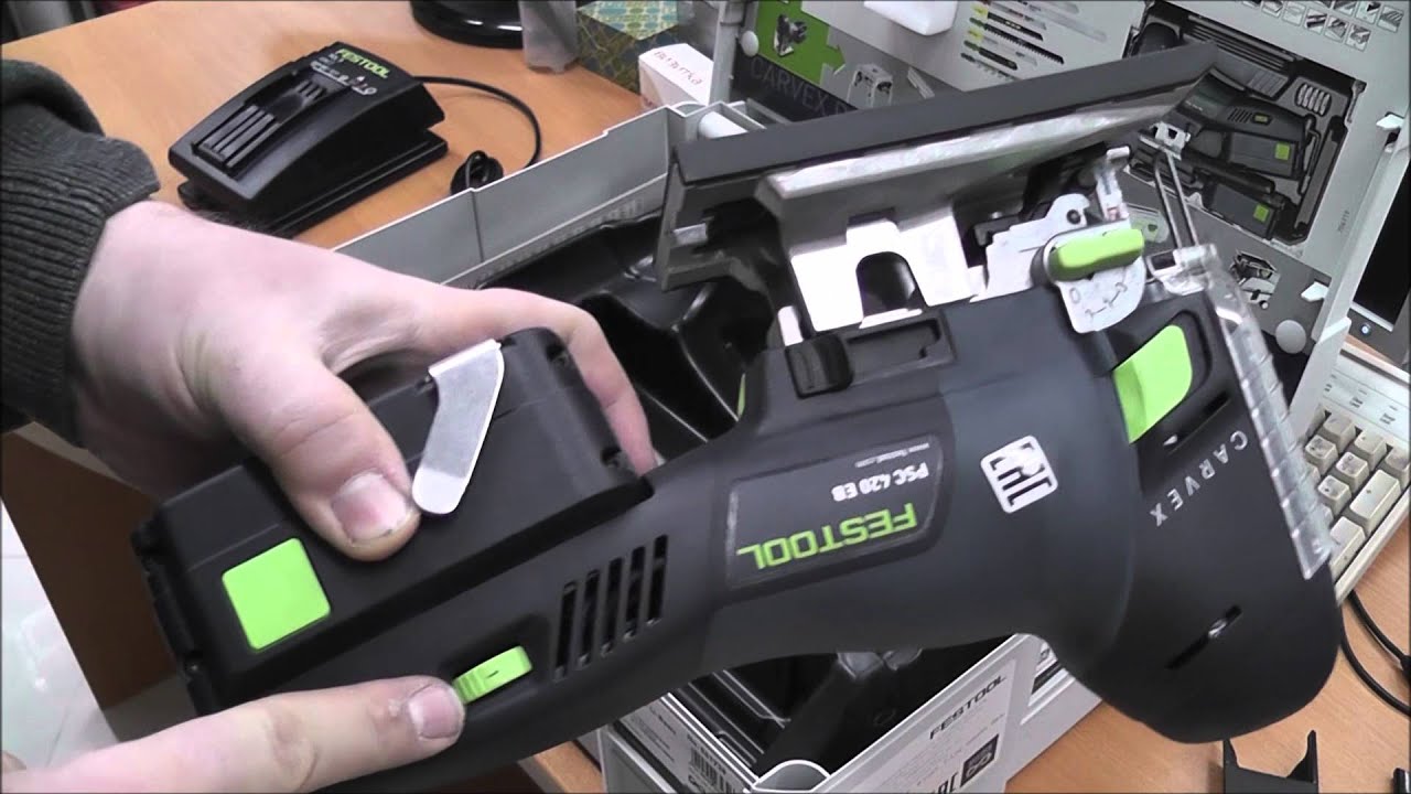 Аккумуляторный лобзик CARVEX PSC 420 Festool. Небольшой обзор.