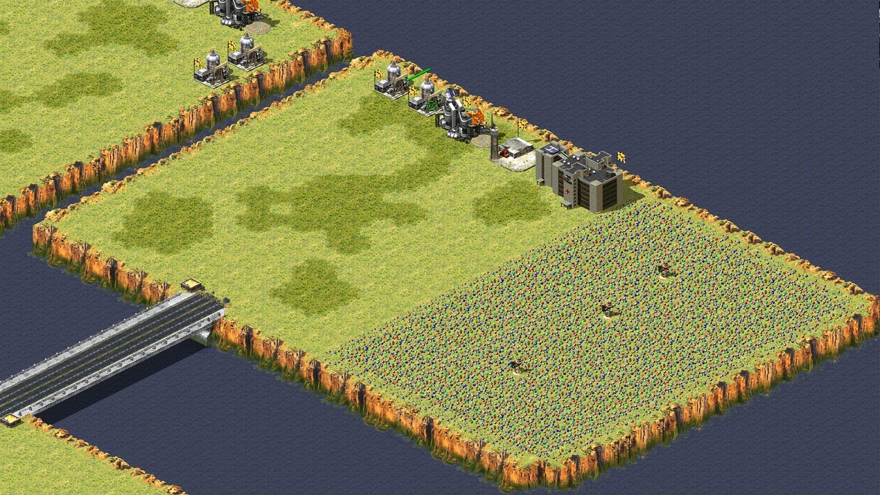 Red Alert 2 | Extra Hard | Korea | Allied vs 7 random