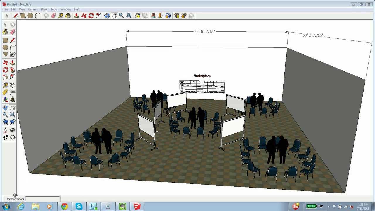 How to Use SketchUp to Create an Event Layout