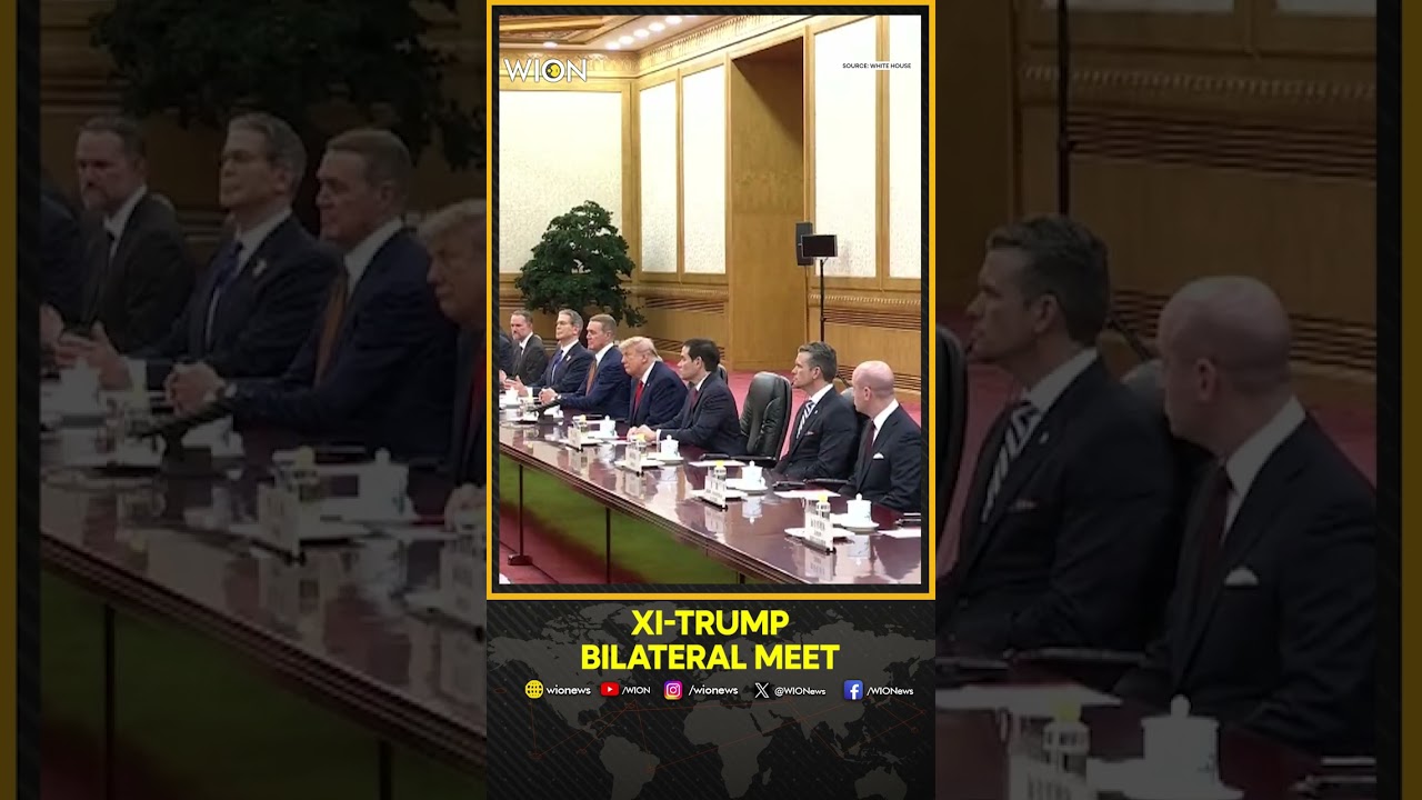 Trump In China:  Trump Holds High-Stakes Bilateral Talks With Xi Jinping In China | WION Shorts