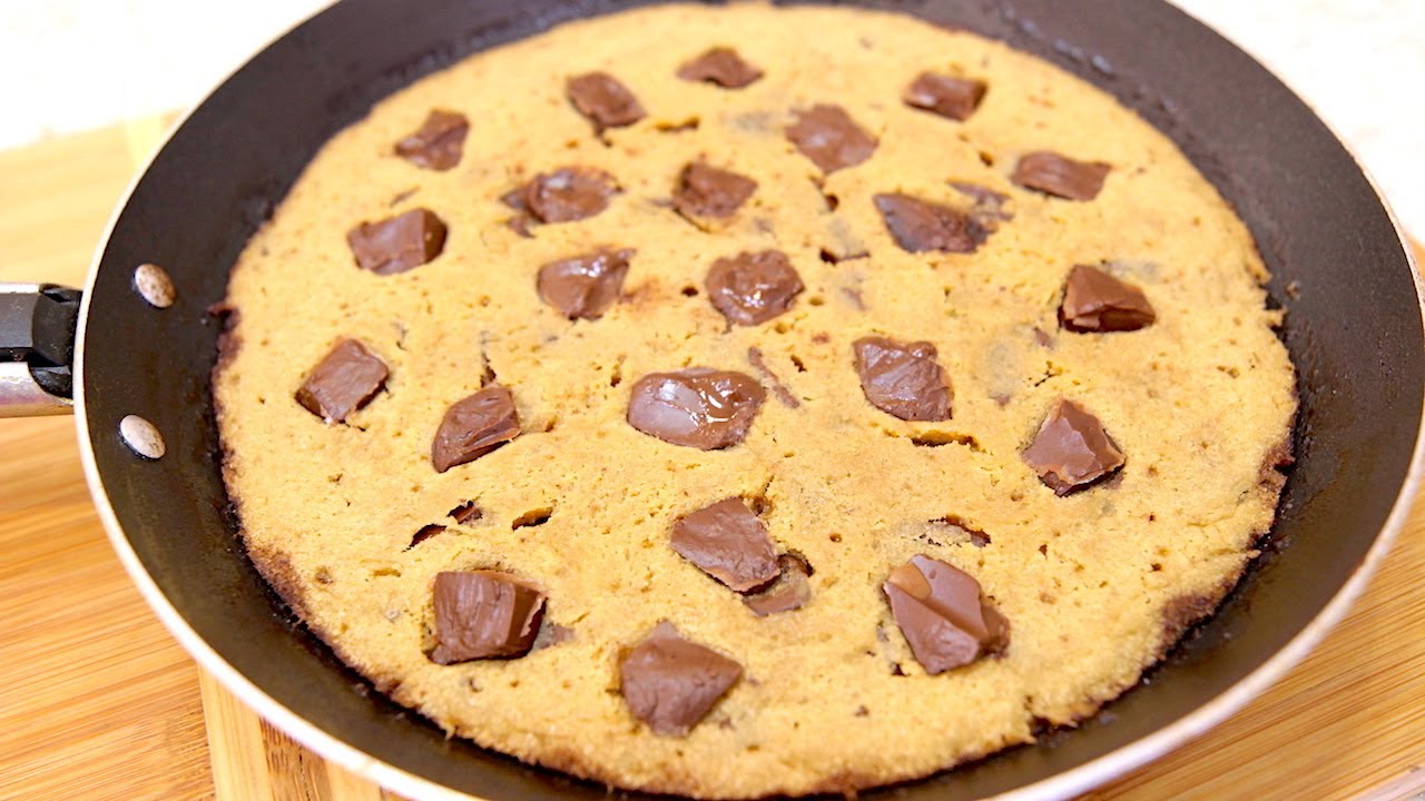 SEM FORNO!! O MELHOR QUE JÁ FIZ! SABOR INCRÍVEL - COOKIES DE FRIGIDEIRA SUPER FÁCIL! Isamara Amâncio