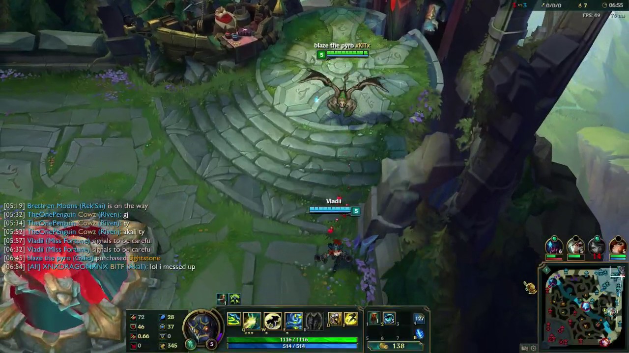 League of legends Final classic Galio game: goodnight sweet prince