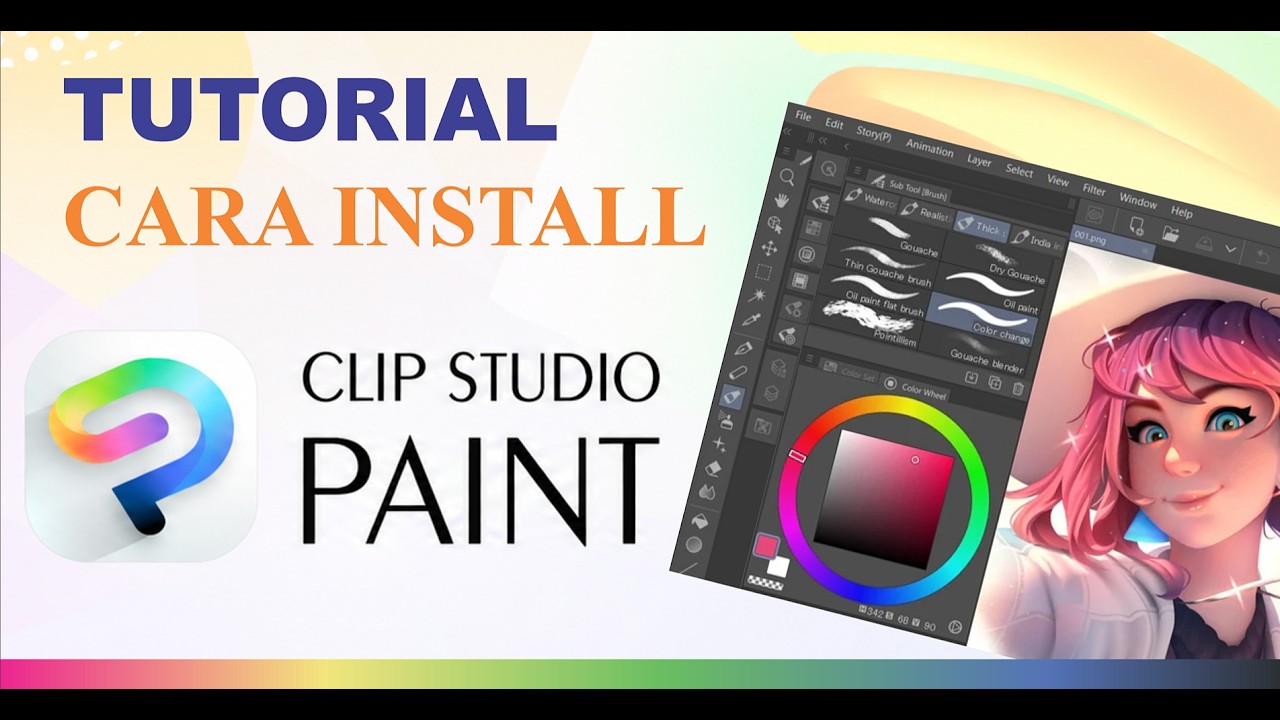 Tutorial Cara install Clip Paint Studio Lewat Crack