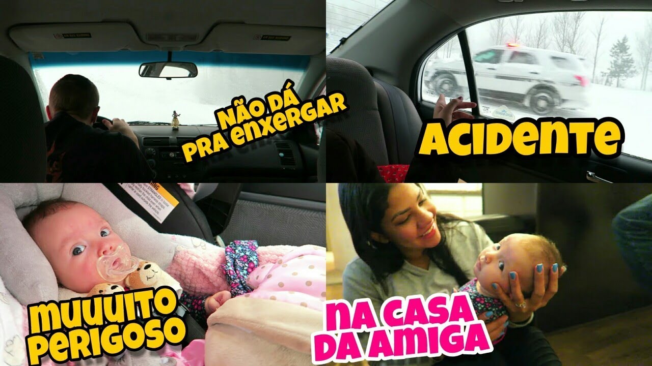 #1: VIAJANDO DE CARRO COM UM BEBÊ - TEMPESTADE DE NEVE !