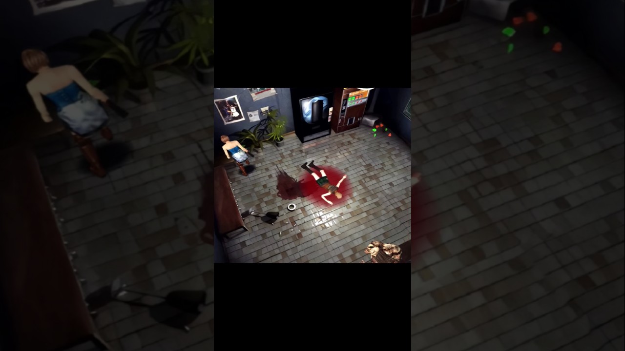 Poor Ashley... Didn't get a chance to get HELP🗿 #residentevil #retrogaming #horrorgaming #biorand