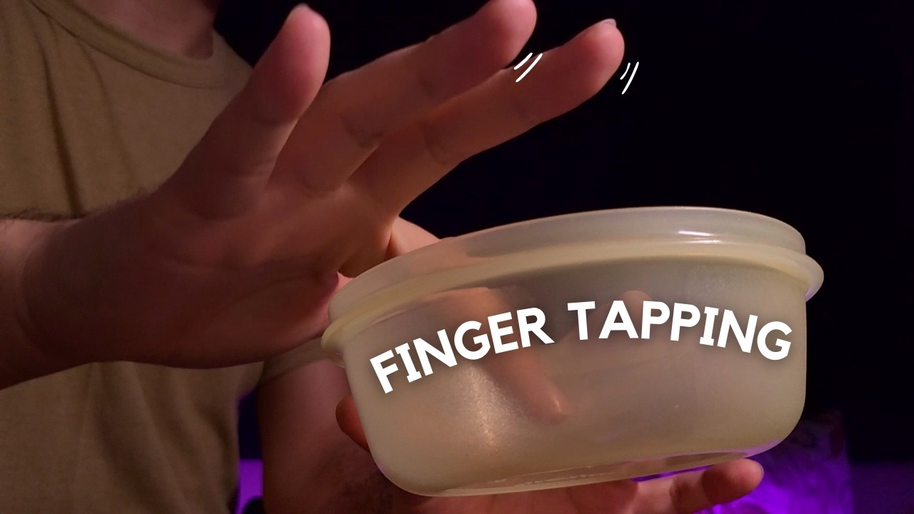 Fingertip Tapping ASMR for BETTER Sleep TONIGHT | NO TALKING
