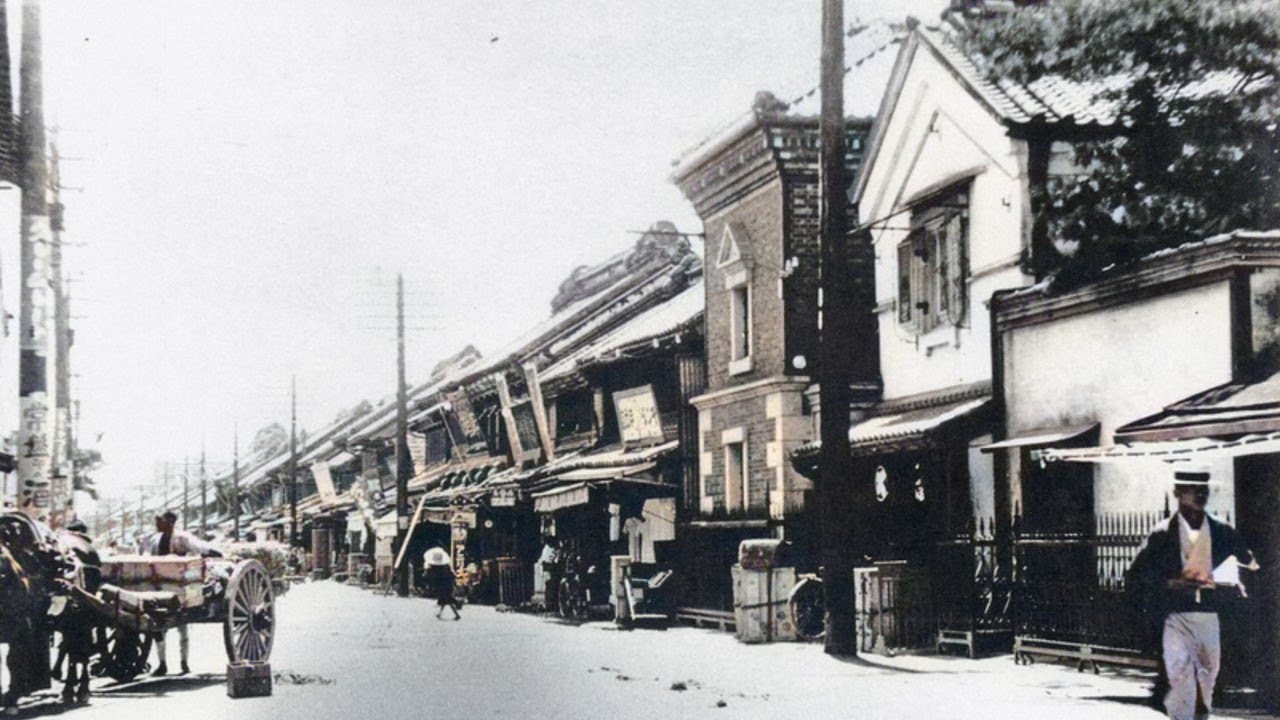 100年前の川越市【カラー写真】